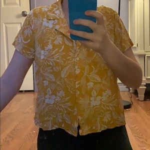Yellow Hawaiian Shirt